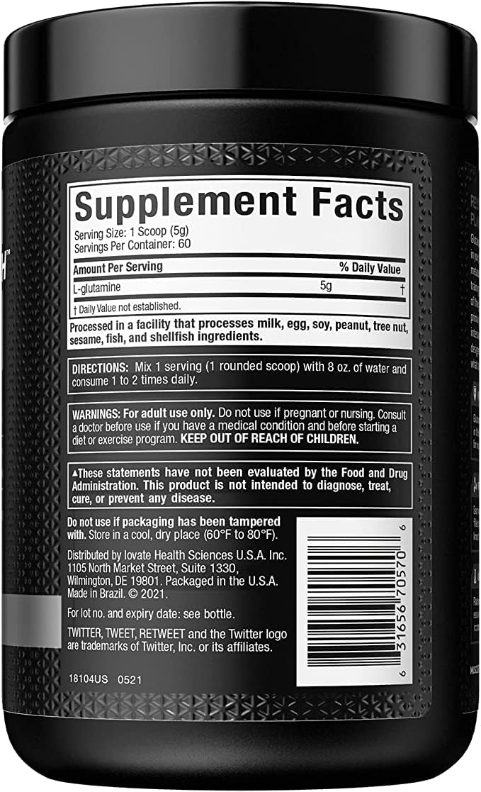 GLUTAMINA PLATINUM 60 PORCIONES