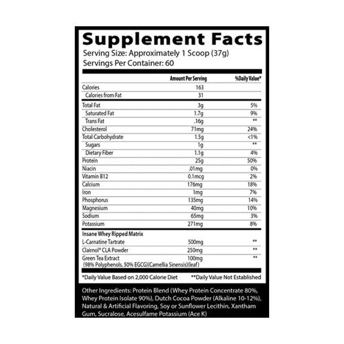 INSANE WHEY PROTEIN 4.6 LIBRAS