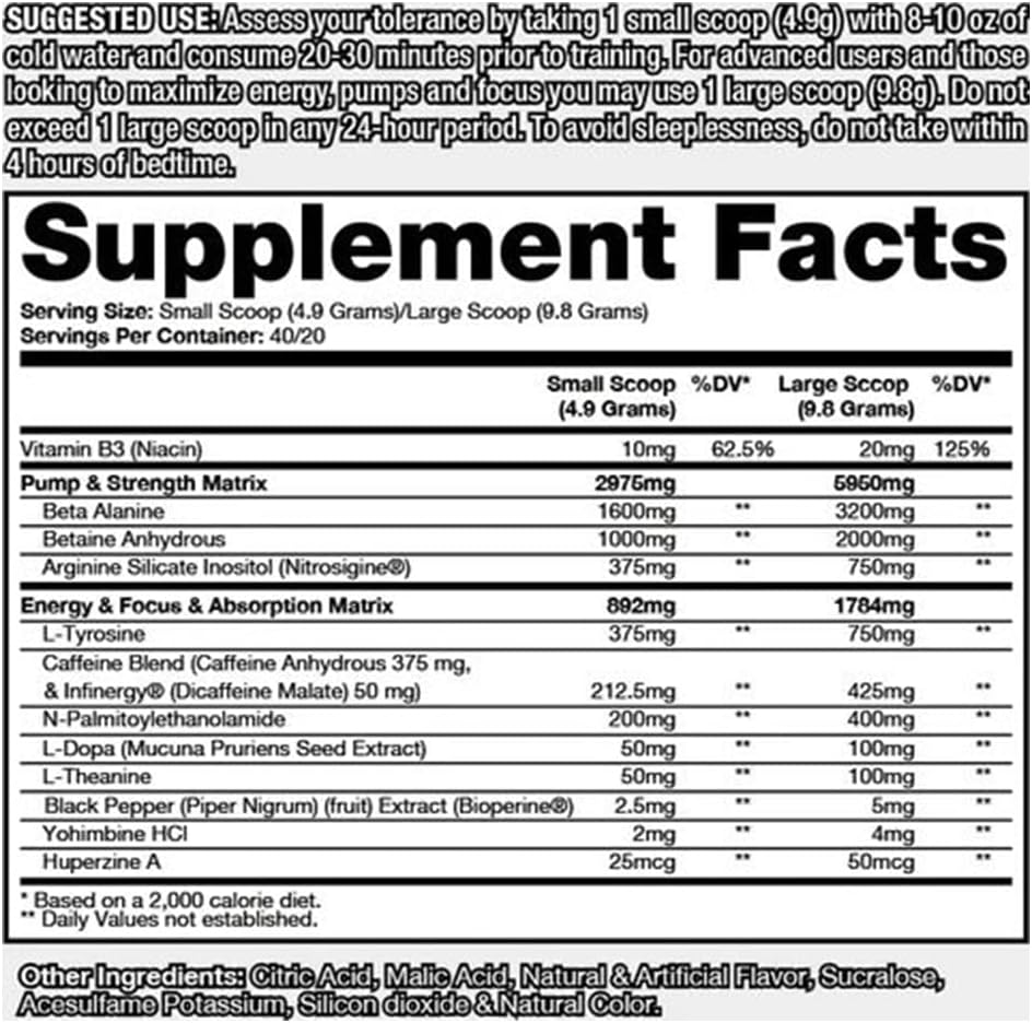 DRAGON PHARMA VENOM 40/20 PORCIONES