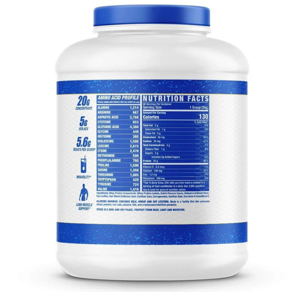 KING WHEY 5LBS 72 PORCIONES