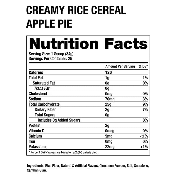 CREAMY RICE CEREAL 2.1 LIBRAS