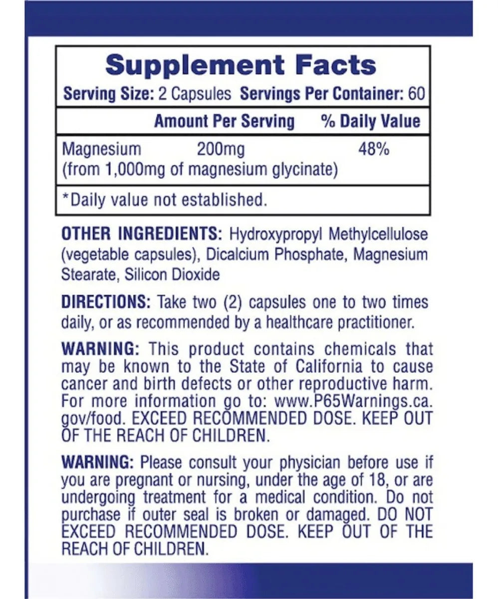 HI-TECH MAGNESIUM GLYCINATE 120 CÁPSULAS