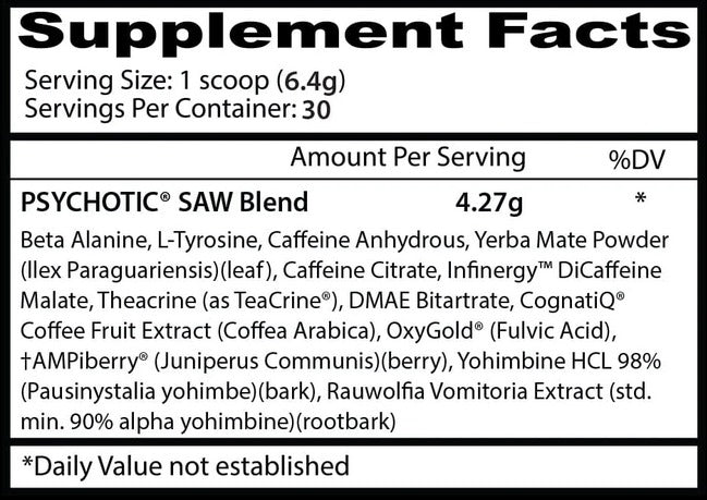 INSANE SAW SERIES PSYCHOTIC 30 PORCIONES