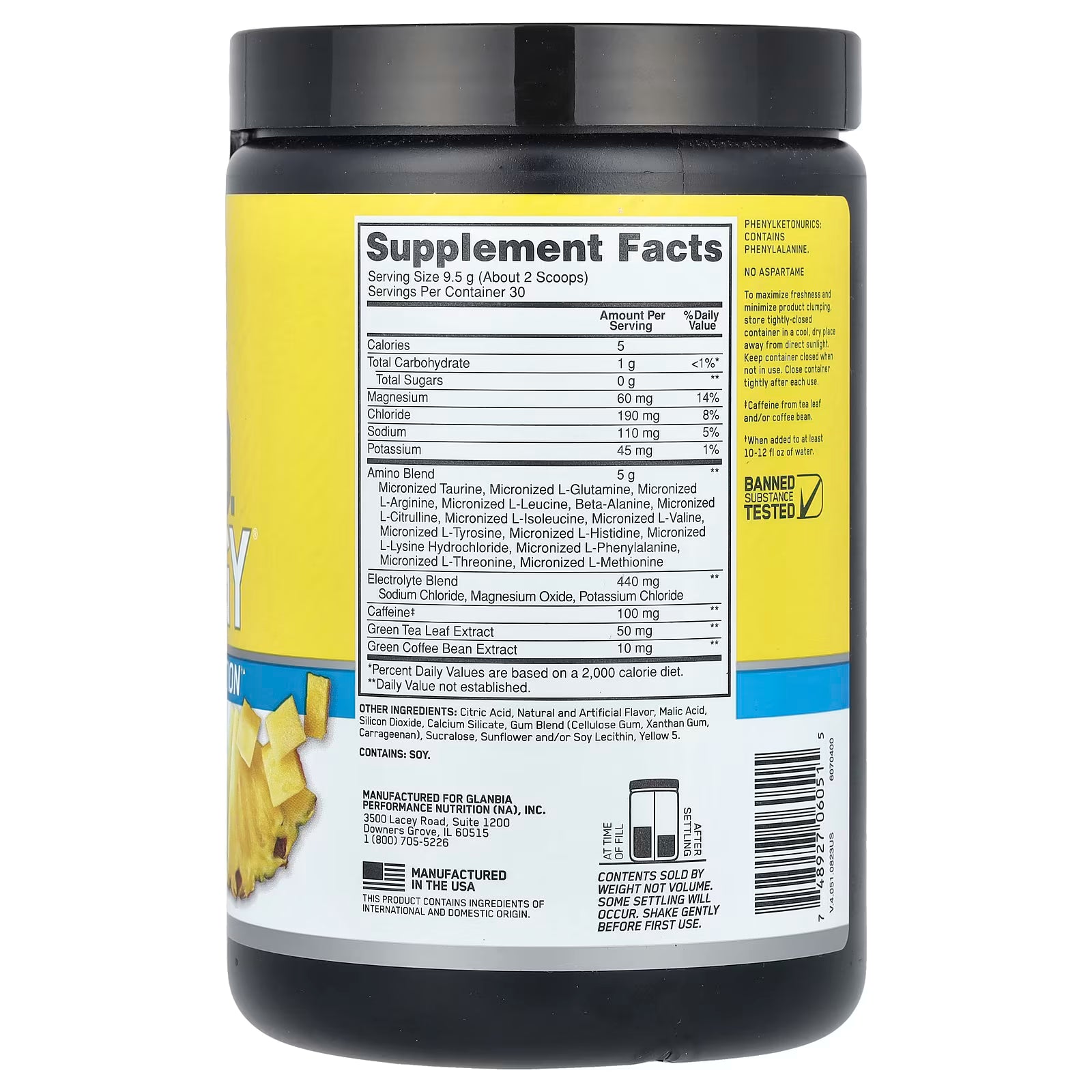 ON AMINO ENERGY + ELECTROLYTES