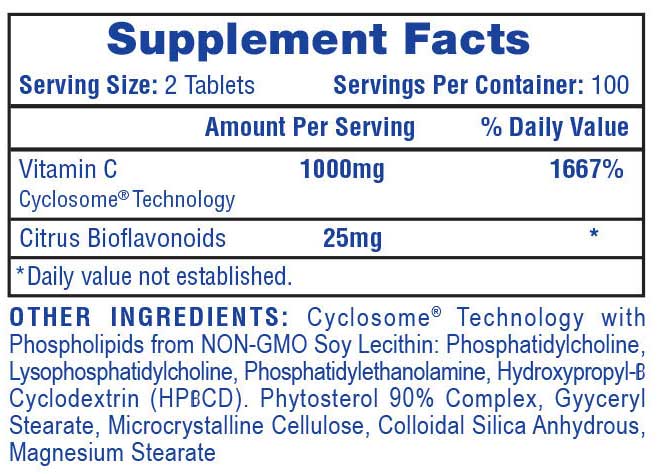 HTP VITAMIN C 200 TABLETAS