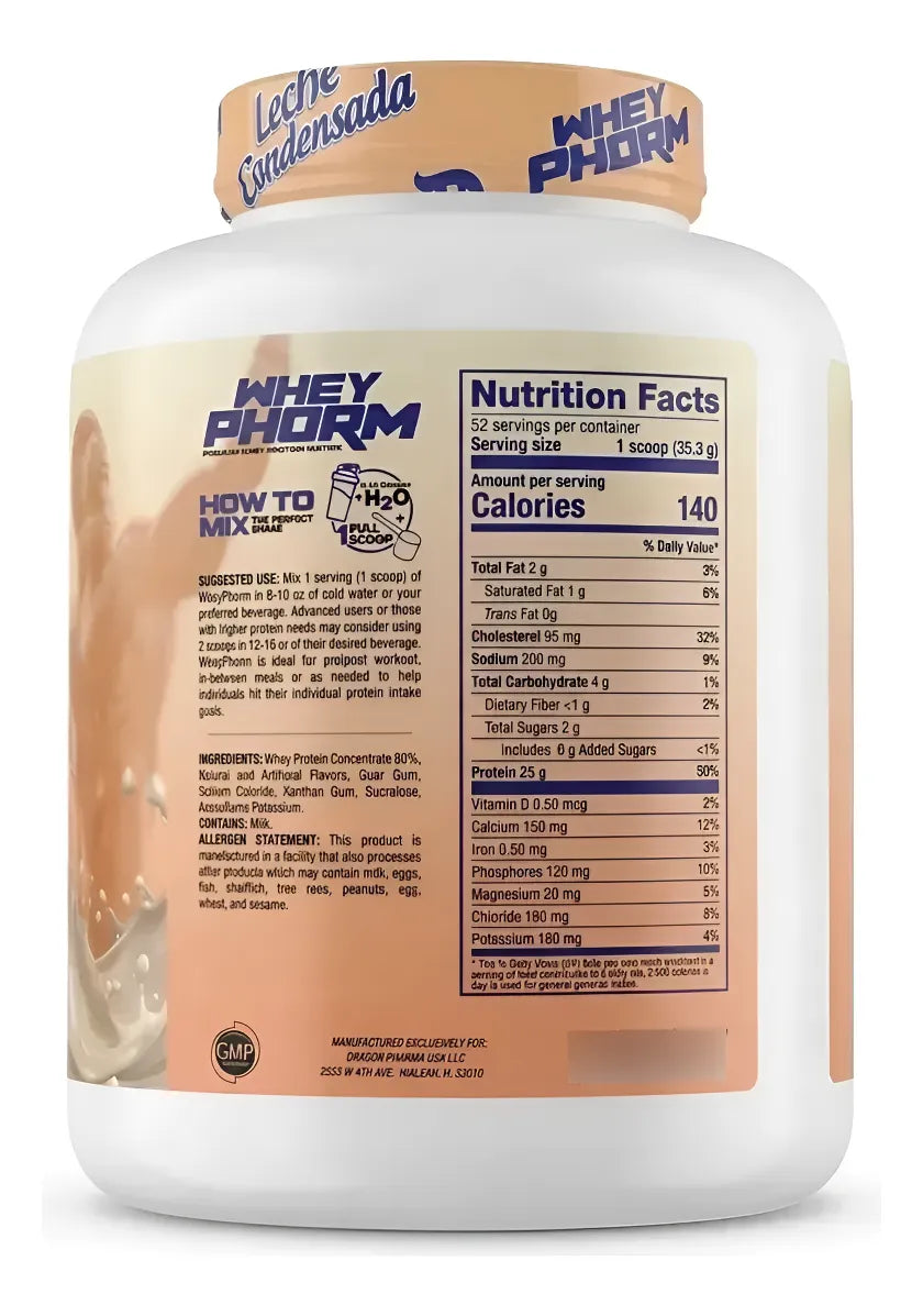 DRAGON WHEY PHORM 4.04 LIBRAS
