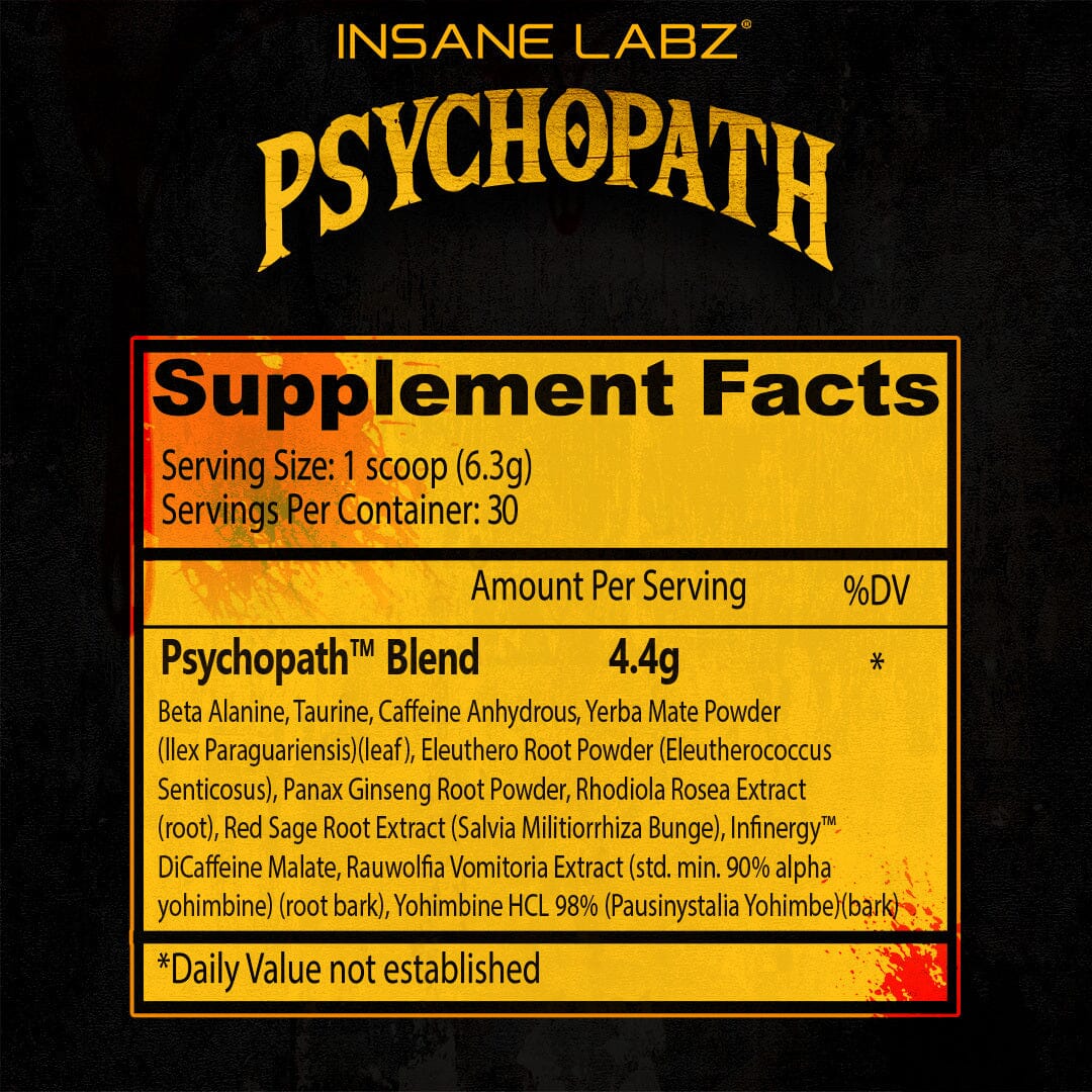 INSANE LABZ PSYCHOPATH 30 PORCIONES