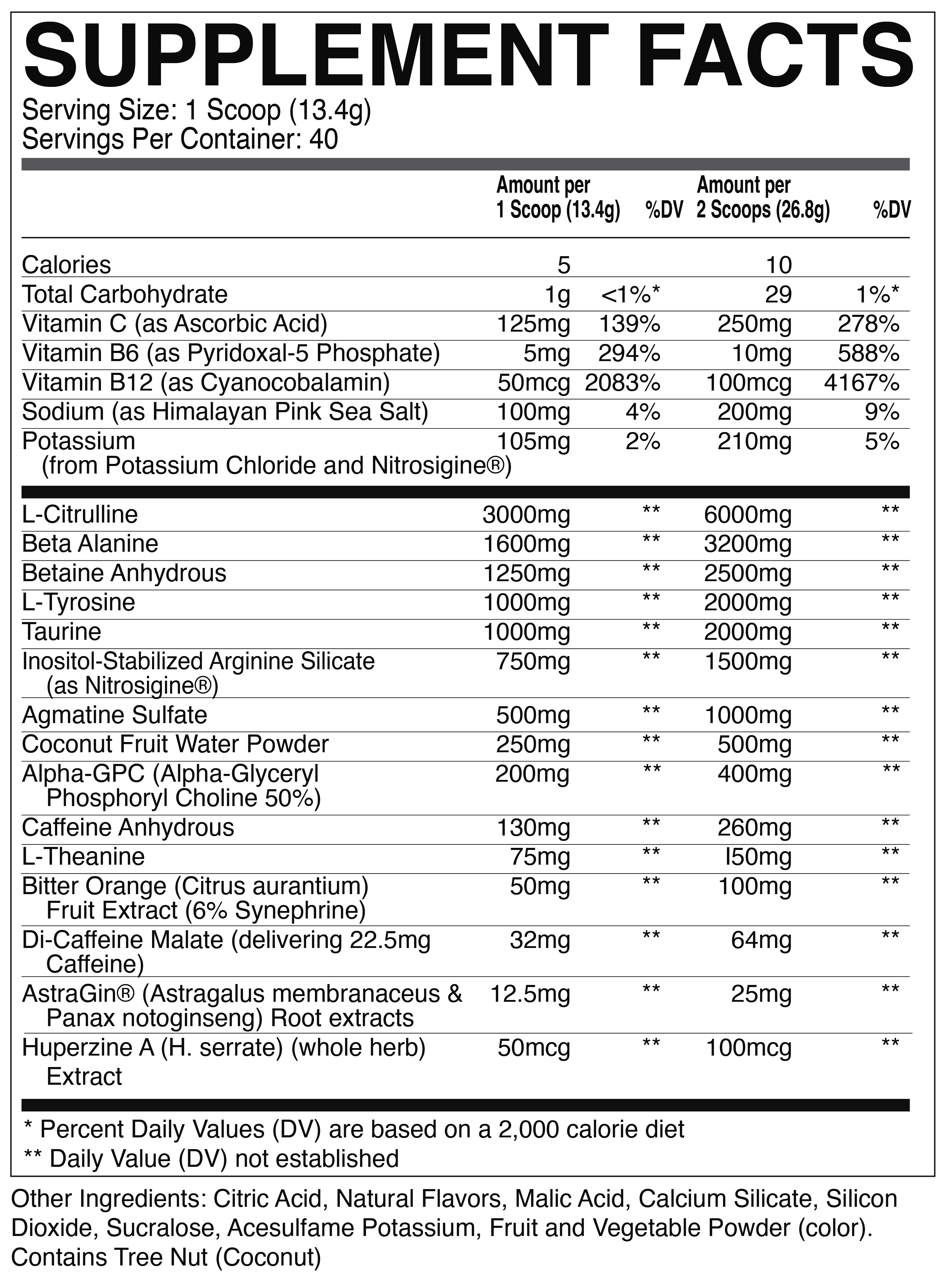 RAW CBUM THAVAGE PRE WORKOUT 40 PORCIONES