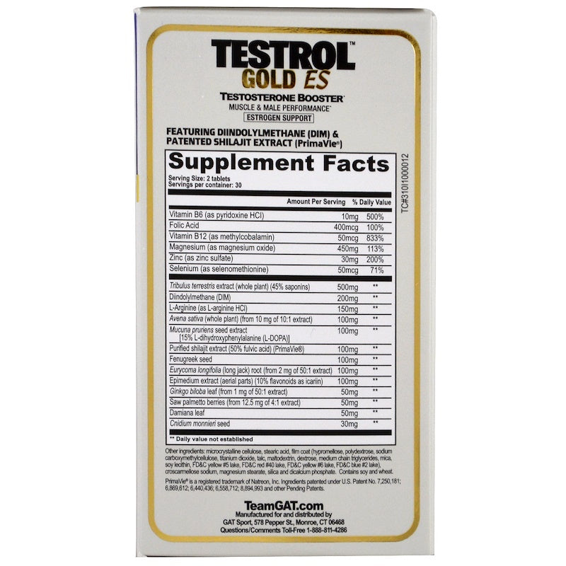 TESTROL GOLD 60 TABLETAS