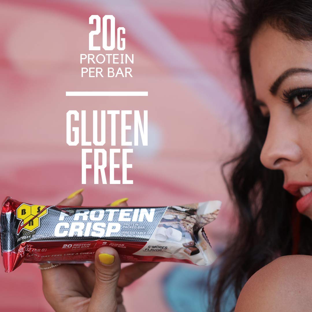 BSN PROTEIN CRISP BAR C/12