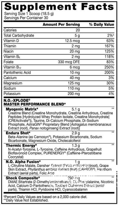 BSN NO-XPLODE 30 PORCIONES