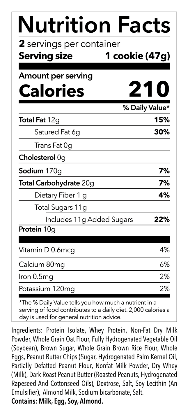 SKULLS PROTEIN COOKIE