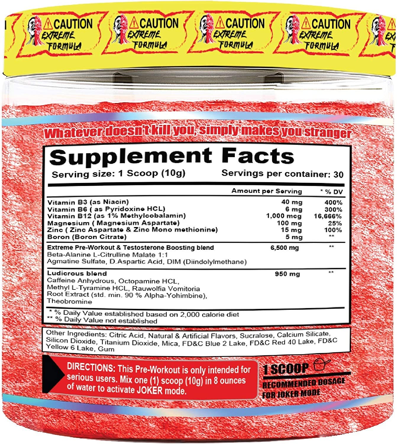 JOKER PRE CON TEST BOOSTER 30 PORCIONES