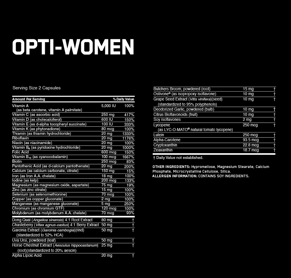 OPTI-WOMEN 120 CAPSULAS