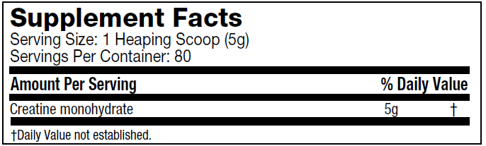 MUSCLETECH CREATINE 80 PORCIONES